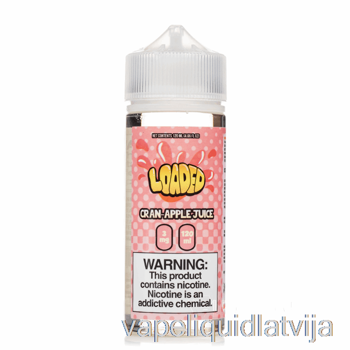 Cran Apple - Ielādēts E-šķidrums - Nežēlīgs - 120ml 0mg Vape šķidrums